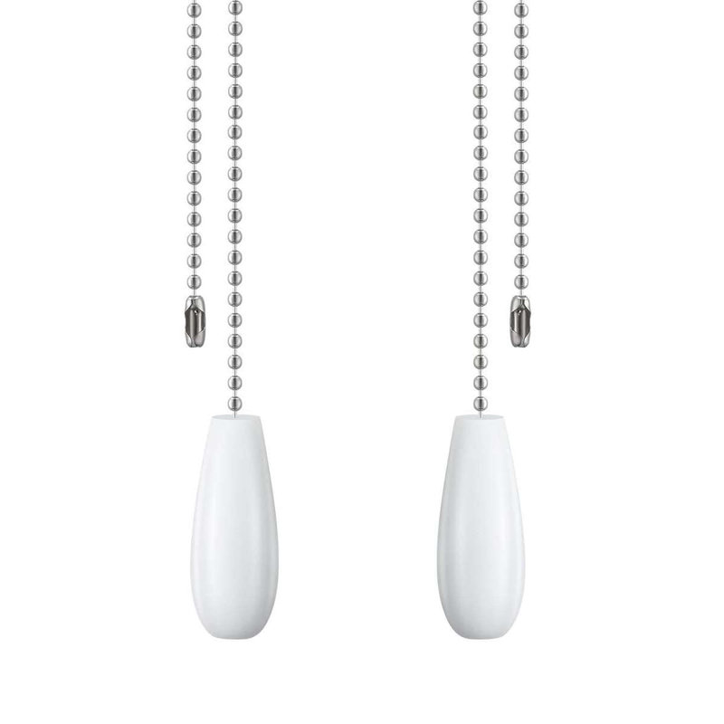 Ceiling Fan Pull Chain, White
