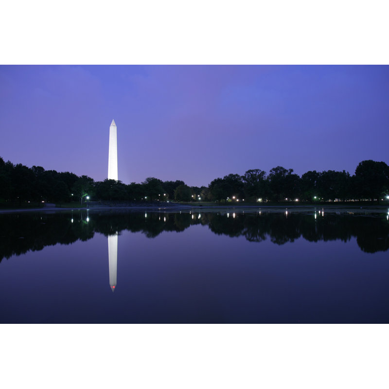 Washington Monument At Twilight - Wrapped Canvas Print, 81cm H x 122cm W x 3.8cm D