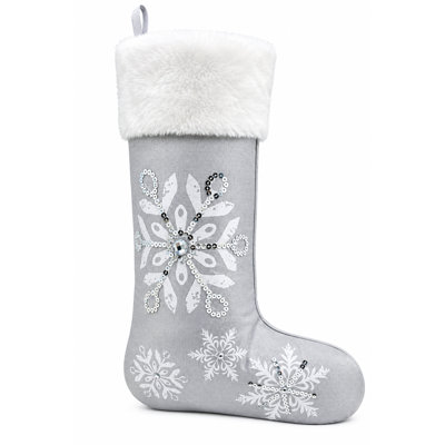 Glistening Snow Stocking