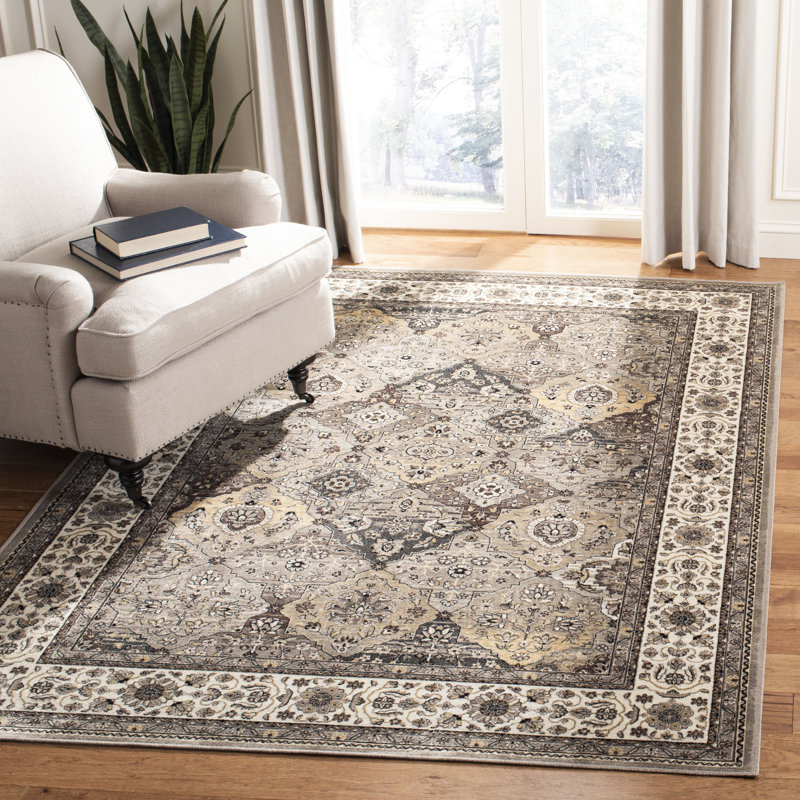Tapis en viscose Carolus, Rectangle 4 pi x 5 pi 3 po
