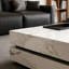 Table basse carrée sur pied avec plateau-671814195-671814205-671814203