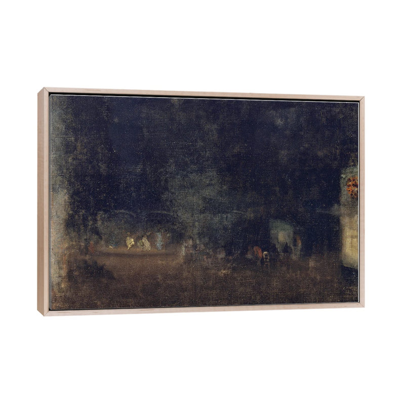 Print, 45.72 cm H x 66.04 cm W x 4.445 cm D, Natural Wood
