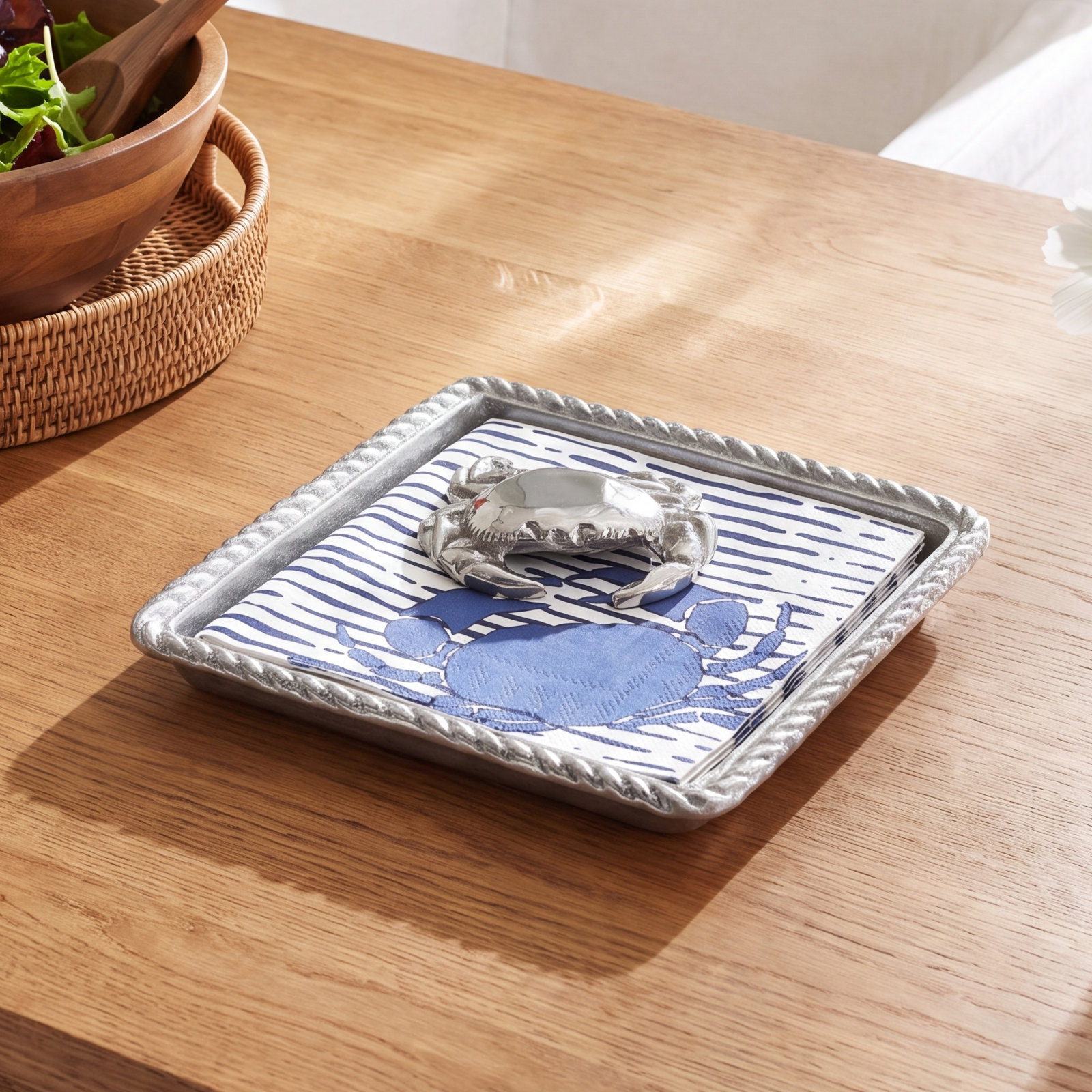High Seas Metal No Mounting / Installation Required Napkin Holder