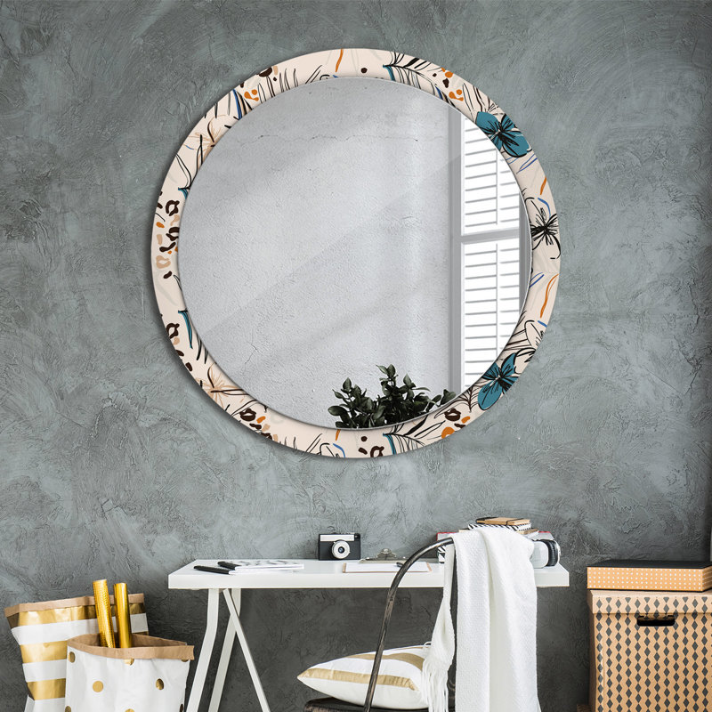 Huldar Glass Flat Wall Mirror