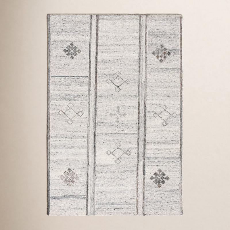 Jax Hand Tufted Geometric Indoor Rug, Rectangle 8' x 10'