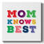 «Mom Knows Best» sur impression sur toile-1384283267