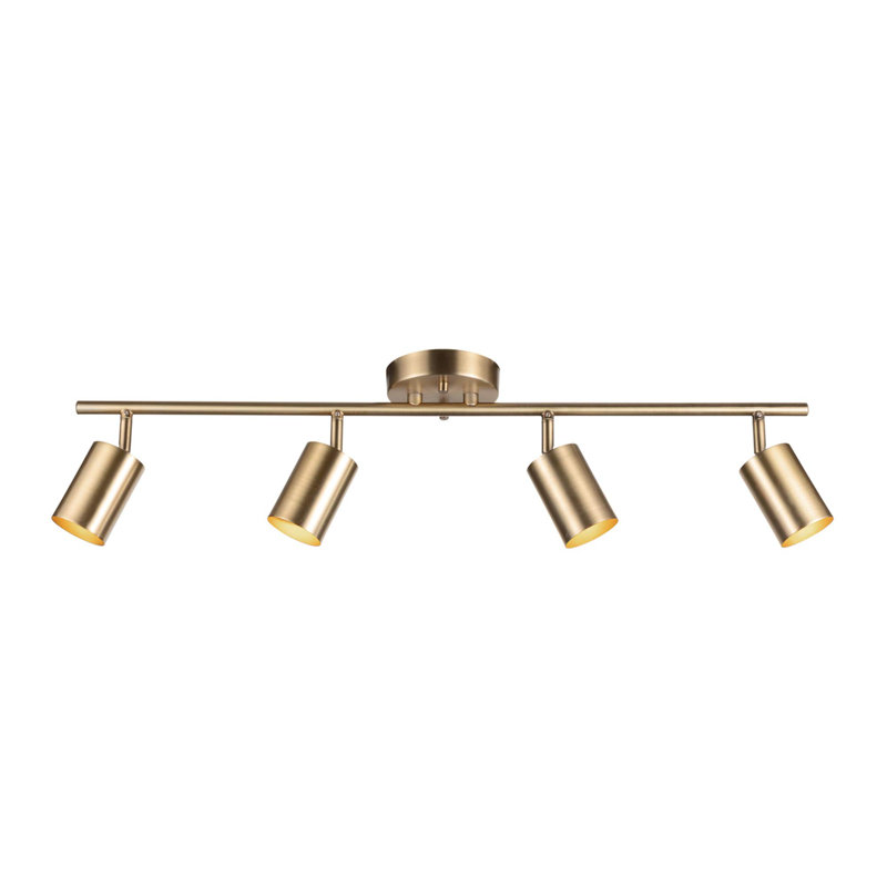 Pratt 30'' 4 -Light Fixed Track Track Kit with Dimmable and Adjustable Head