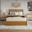Lit plateforme avec rangement en bois massif et pied de lit Lamareon-1737587688-1682669184