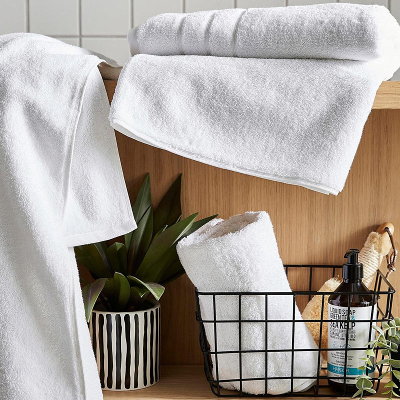 Hotel Luxury Bath Towel - Premium Heavyweight, White