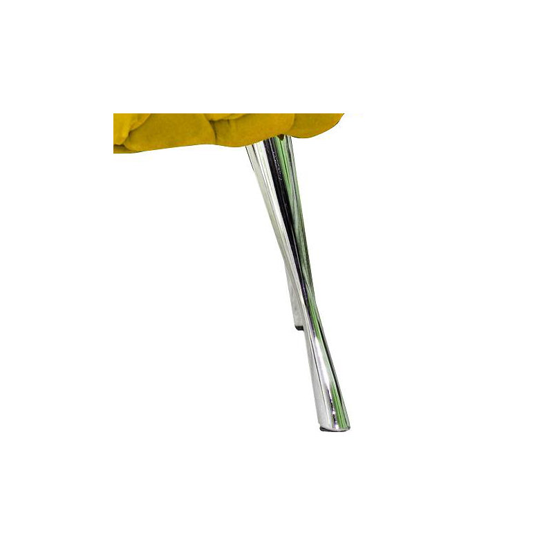 Solid + Manufactured Wood Accent Stool, Yellow