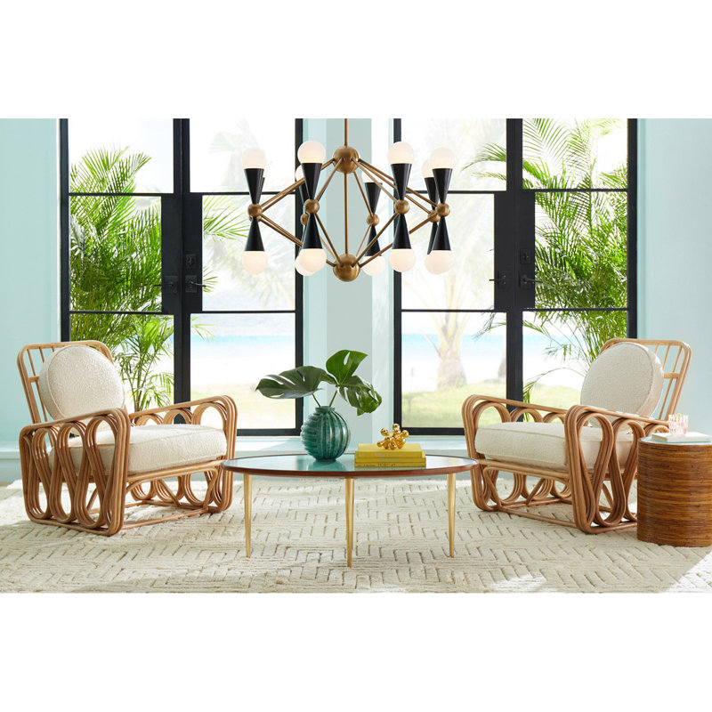 Riviera Lounge Chair, Natural