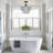 Ahona 1 - Light Dimmable Bubble Glass Globes Semi Flush Mount Light（Bulbs Included)-931380113-931380127