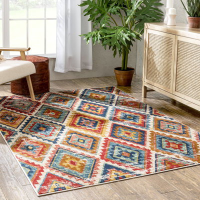 Tapis oriental bleu / rouge Tulsa