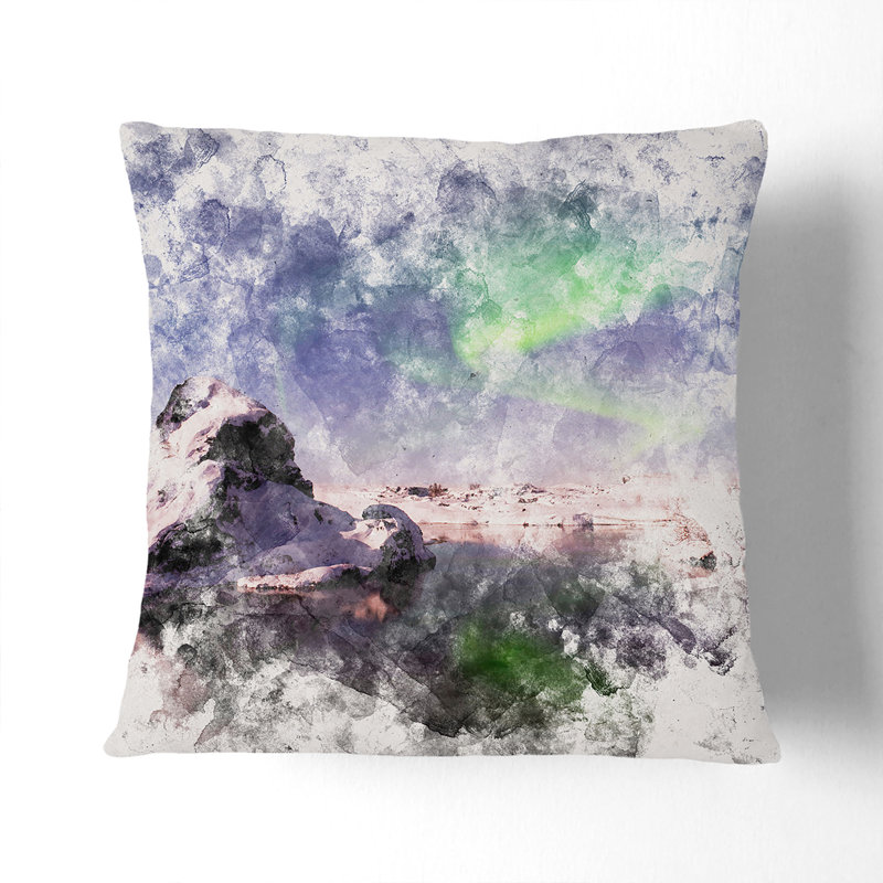 Square Cushion, 40cm H x 40cm W x 15cm D, Black