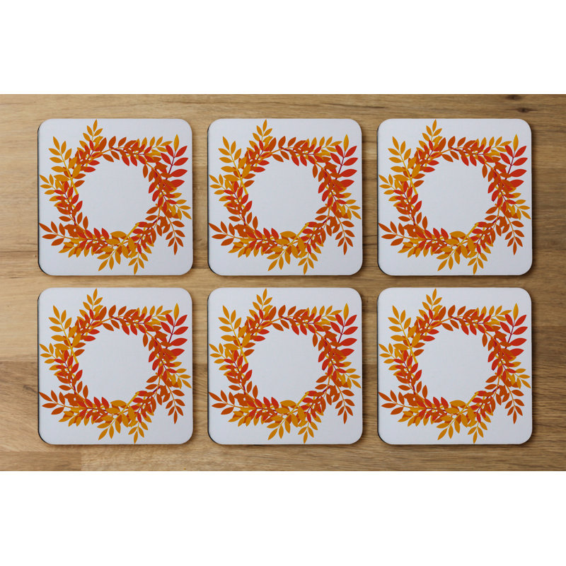 Square 6 Piece Coaster Set