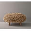 Loop 29.2" Wide Round Footstool Wide Ottoman-55818298