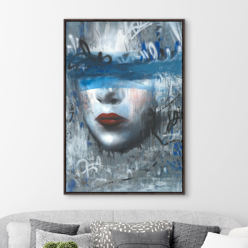 Watch Me Print by Neil Patrick, 54.5" H x 37.5" W x 1.5" D, Glass Coat