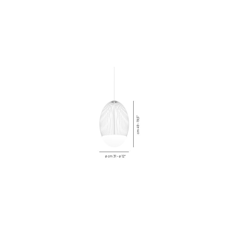 Riketta Suspension G White Matt Matt White 1 L32gg Ul, 2700 Kelvins, 98.5" H x 12" W x 12" D