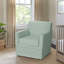 Fauteuil décoratif vert menthe