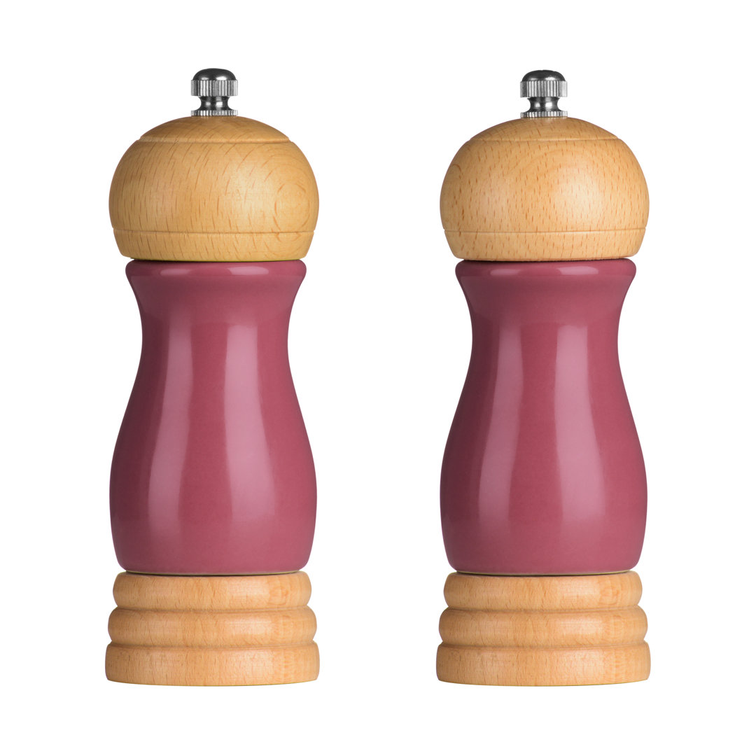 Brand Wood Salt And Pepper Shaker Set