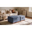 Pouf de rangement carré capitonné de 67 cm avec couvercle relevable et base en bois massif-1170786280-1170786283
