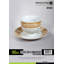 Porcelain Cappuccino Cup and Saucer