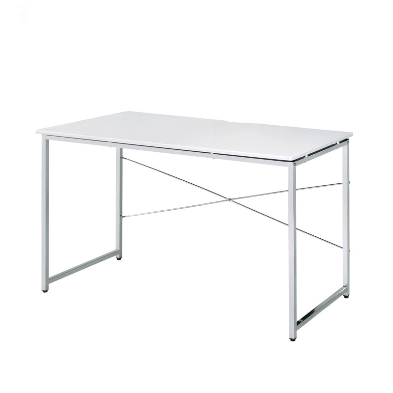 Bureau d'écriture avec base traîneau, Blanc