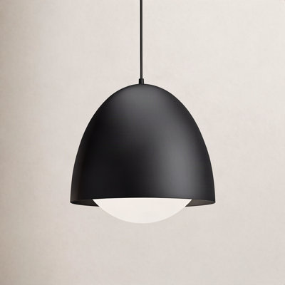 Torten Single Light Glass Steel Pendant