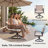 6 - Person Rectangular Outdoor Swivel Dining Set With Cushions