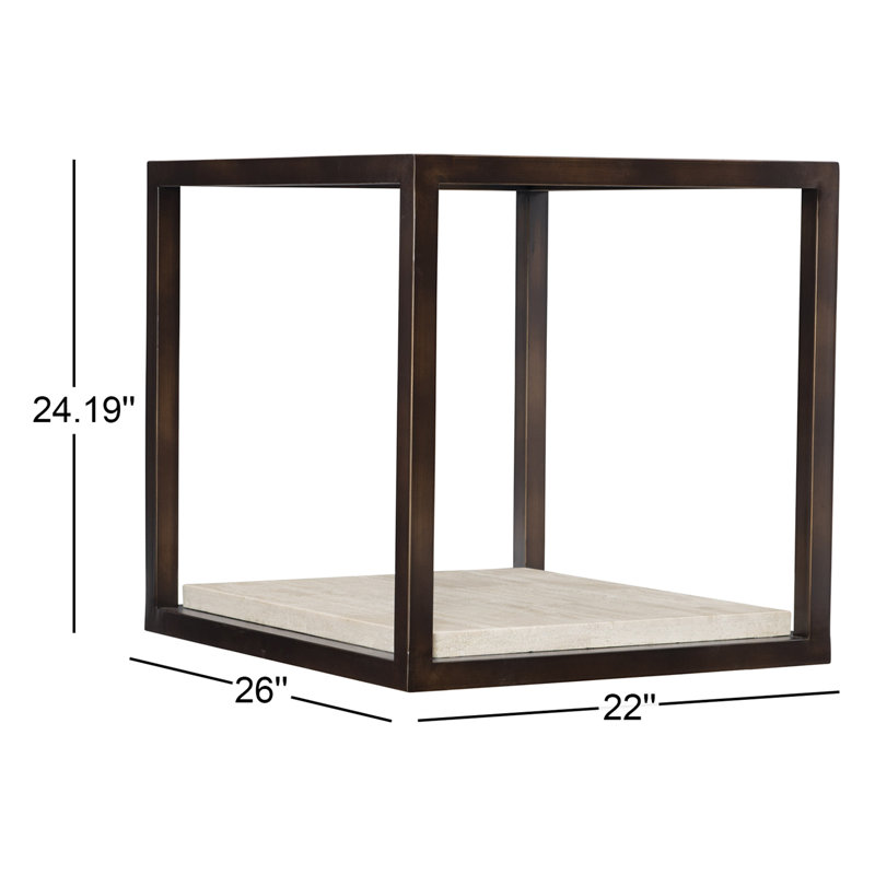 Kinsley Glass End Table