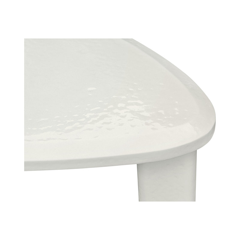 Sophie Outdoor Coffee Table, Cream Lacquer