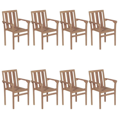 Chaise de patio en teck avec coussins Braxton-Rocco
