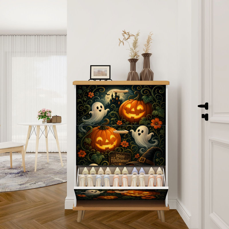 Rangement pour chaussures avec 3 tiroirs rabattables pour étagère de rangement pour chaussures