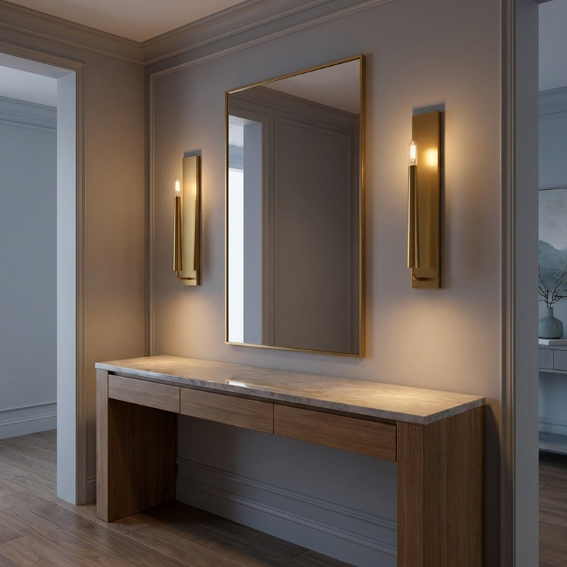 Applique murale Lois 18, Bronze brillant