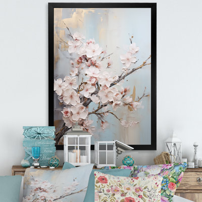Impression sur toile encadrée, "Cherry Blossom I"