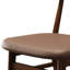 Chaise de salle à manger classique en bois massif