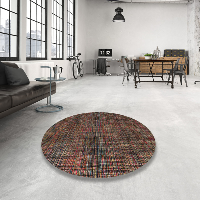 Ewelina Abstract Indoor Rug, Round 6'