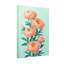 Plantes et fleurs pivoines sur fond menthe-1804461811