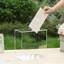 Boîte de mariage en acrylique transparent avec couvercle coulissant Ondisplay