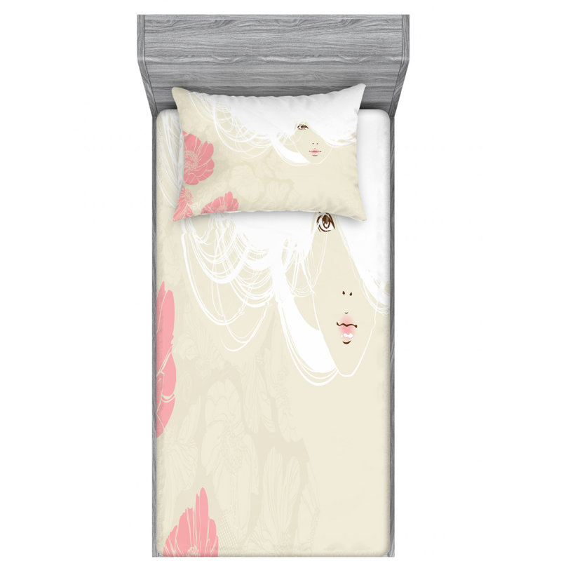 Microfiber Sheet Set, Twin XL Sheet Set with Fitted Sheet