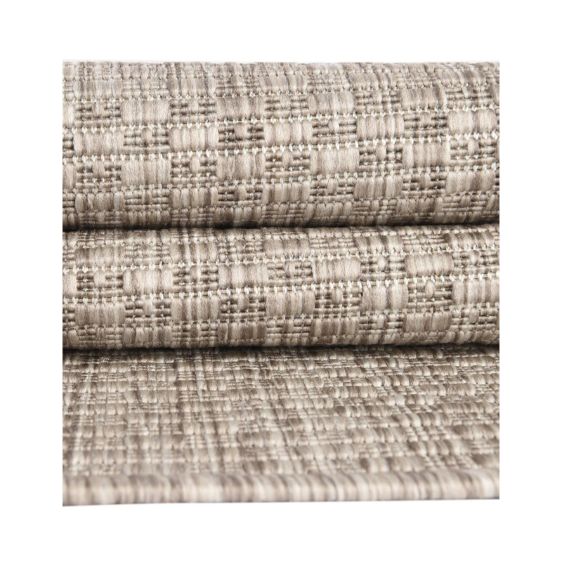Tapis intérieur / extérieur beige Bembry, Rond 7 pi 10 po