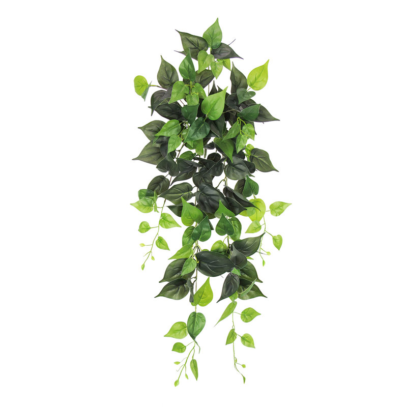 Artificial Philodendron Ivy Hanging Plant, 32" H x 12" W x 6" D