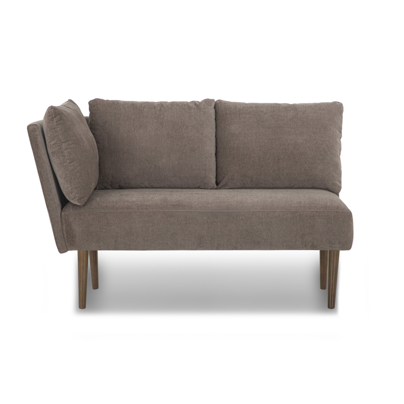 Nalaya 52.76 " Bench, Honeycomb Walnut Chenille