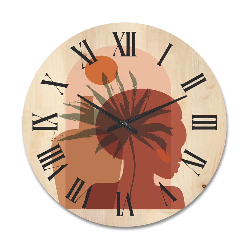 Horloge murale abstraite, Grand