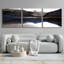 «Reflection Lake 1» par Stellar Design Studio, ensemble d'art mural en verre acrylique, 3 pièces-102027998