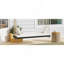 Balancelle de patio en bois, banc de balancelle avec coussin et coussins, cordes en chanvre de 10,8 pi pour le jardin, la cour, la pelouse, noir-2048601565-2048601564