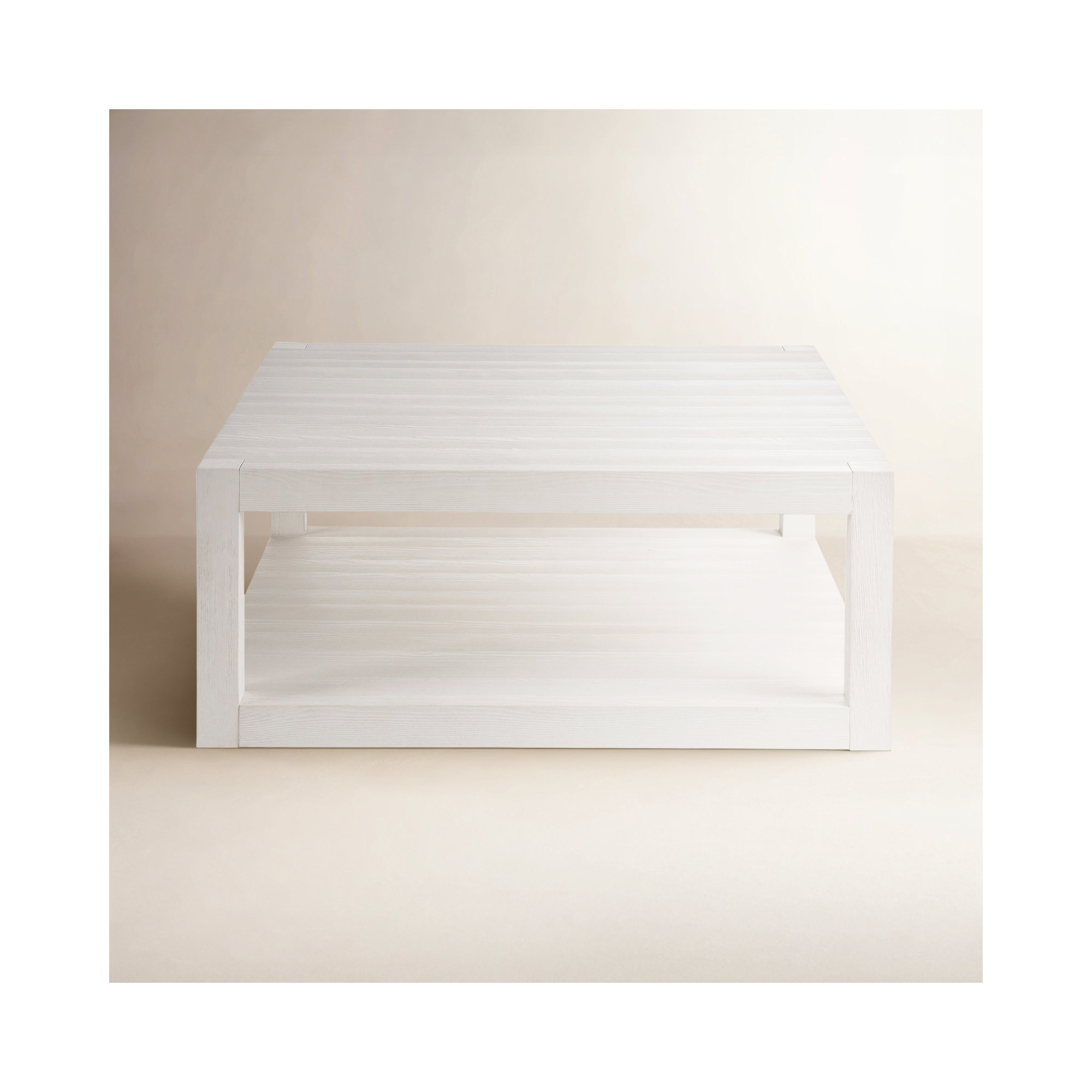 Rosalie Solid Wood Coffee Table, 17" H x 38" L x 38" W