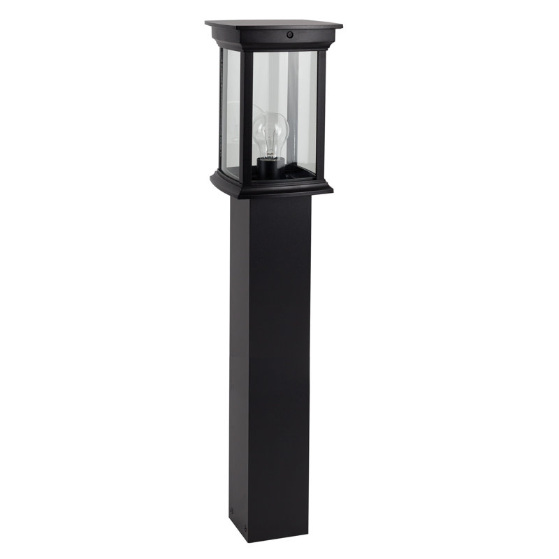 Kinzer Black Aluminium Pathway Light, 80cm H x 18.5cm W x 18.5cm D