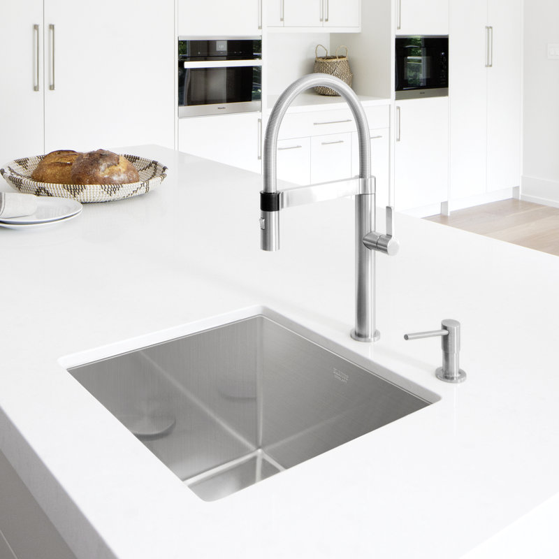 Precision 19" L x 18'' W Single Bowl Stainless Steel Undermount Kitchen Sink