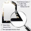Décoration de miroir mural blanc, doré et noir II - arche noire-82822676